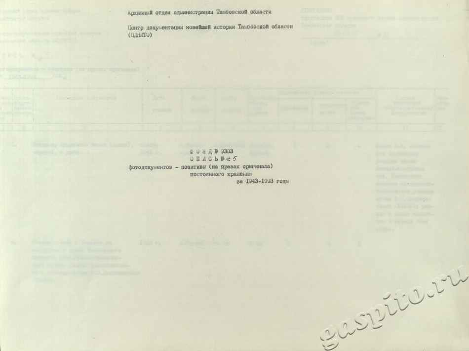 Подробнее о статье Опись №5