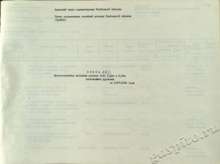 Подробнее о статье Опись №2