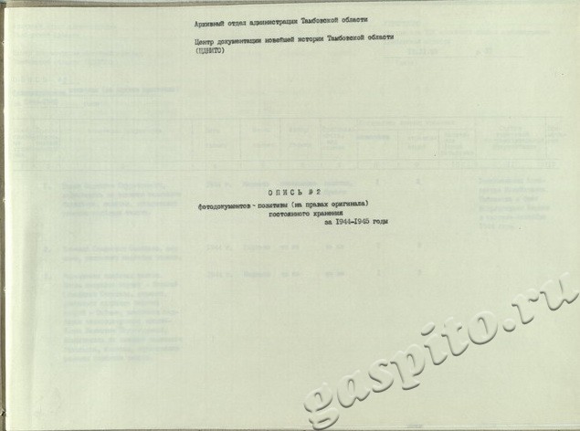 Подробнее о статье Опись №2