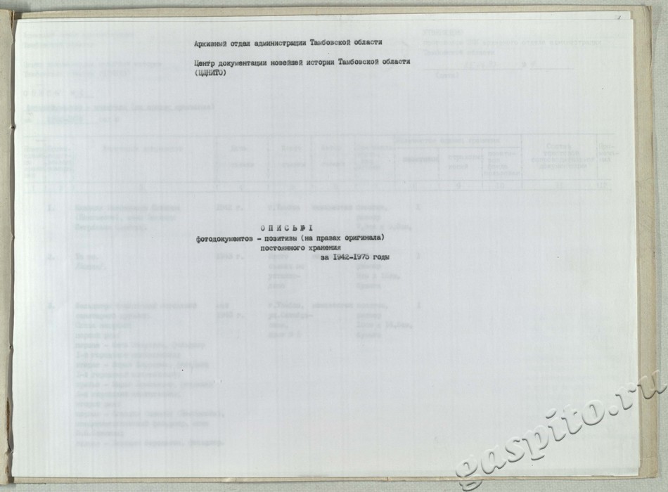 Подробнее о статье Опись №1