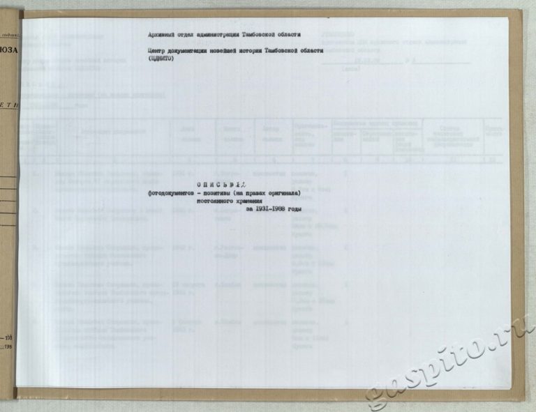 Подробнее о статье Опись №2