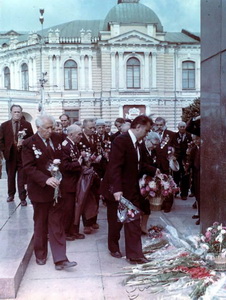 Подробнее о статье Встреча членов бюро Тамбовского обкома КПСС с ветеранами войны и труда (Ед.хр. 2333)