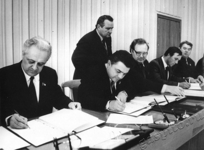 Подробнее о статье Пребывание Тамбовской делегации в Хмельницкой области (Ед.хр. 2534)