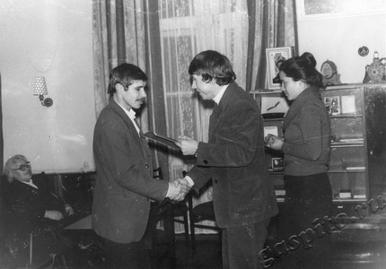 Подробнее о статье Вечер, посвященный 60-детию ВЛКСМ, проходивший в клубе творческих работников (Ед.хр. 2842)