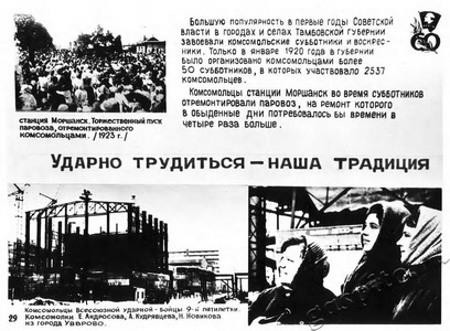 Подробнее о статье Фотовыставка «Славный путь комсомола Тамбовщины. 1918-1978» (Ед.хр. 2886)