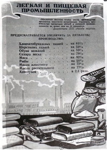 Подробнее о статье Плакат о развитии народного хозяйства СССР в пятой пятилетке (Ед.хр. 3035)