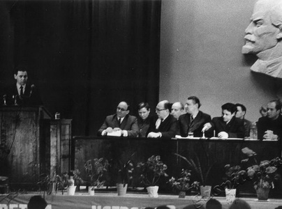 Подробнее о статье Торжественное собрание, посвященное вручению ордена «Знак Почета» Тамбовскому химкомбинату (Ед.хр. 3209)