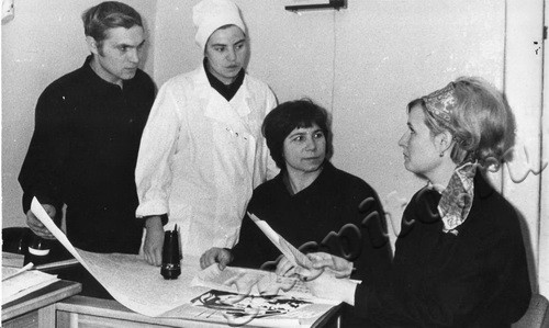 Подробнее о статье Редакционная коллегия «Комсомольского прожектора» цеха № 15 производственного объединения «Краситель» (Ед.хр. 3231)