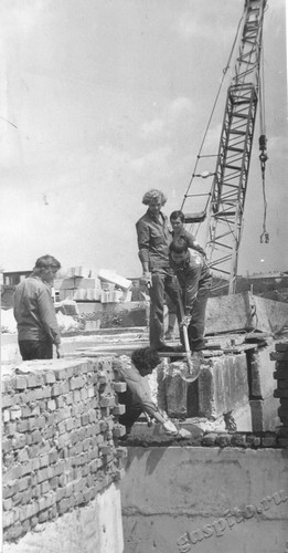 Подробнее о статье Студенческий строительный отряд «Легенда» Котовского индустриального техникума на строительстве спорткомплекса г.Тамбова (Ед.хр. 3957)