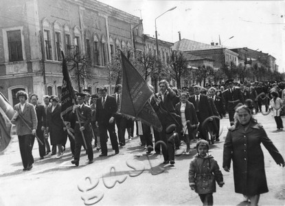 Подробнее о статье Шествие трудящихся г.Мичуринска, посвященное Дню Победы (Ед.хр. 4098)