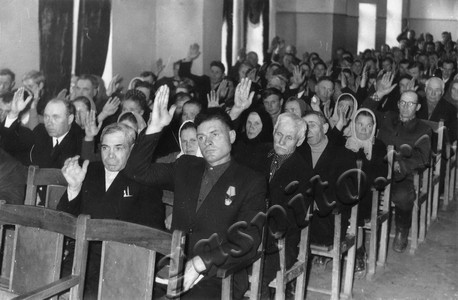 Подробнее о статье Районное собрание представителей колхозов (Ед.хр. 4258)