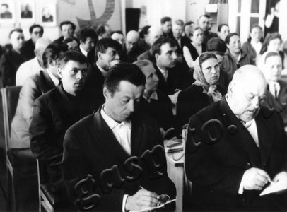 Подробнее о статье Семинар пропагандистов, проходивший в Доме культуры совхоза «Коллективист» (Ед.хр. 4381 а)