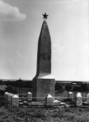 Подробнее о статье Памятник борцам, павшим за власть Советов в колхозе им.Кирова (Ед.хр. 4557)