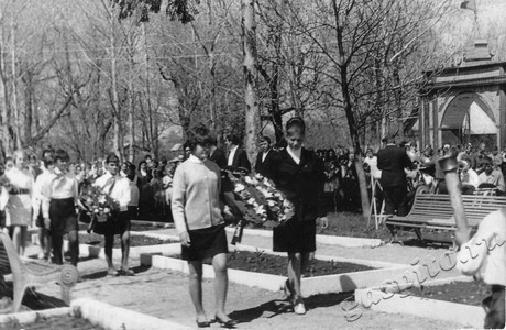 Подробнее о статье Празднование Дня Победы. Ветераны войны и труда совхоза «Россия» (Ед.хр. 4602)