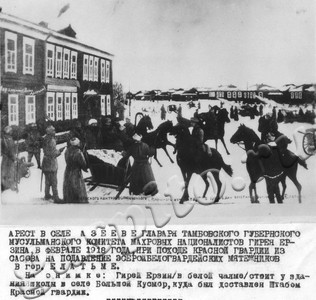 Подробнее о статье Арест главаря Тамбовского губернского мусульманского комитета Гирея Ерзина (Ед.хр. 5024)