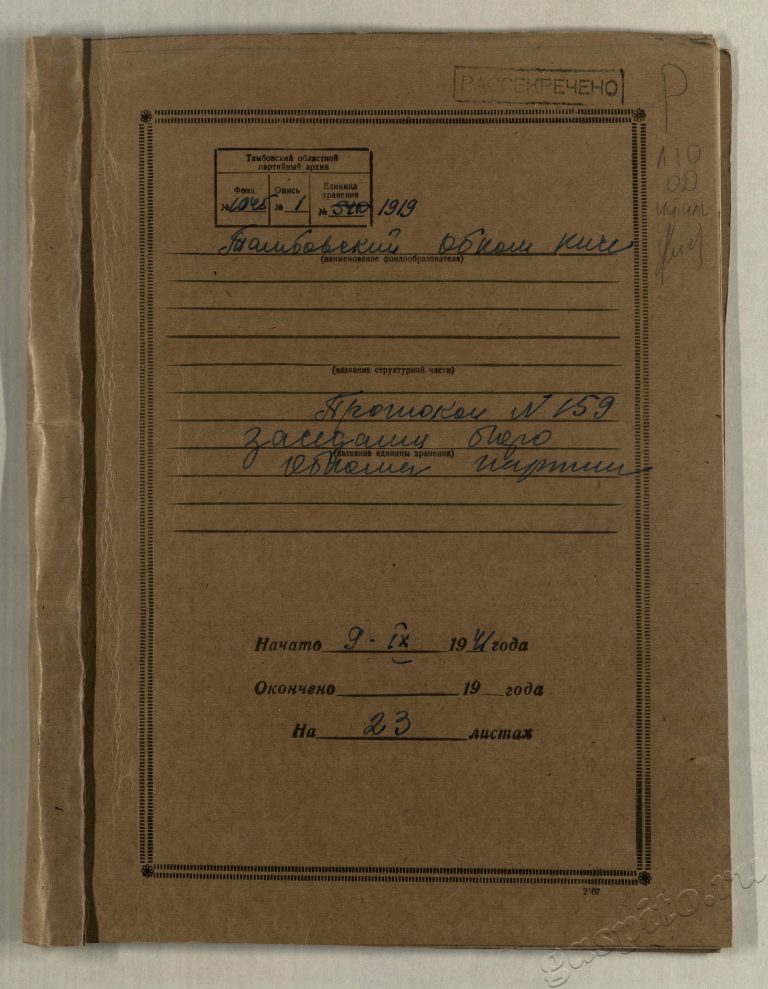 Подробнее о статье Дело №1919